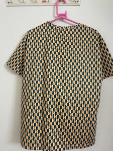 Vintage Style Patterned Tee