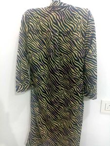 R&amp;B Animal Print Long Shirt