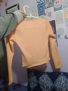 Peach Long Sleeve Top