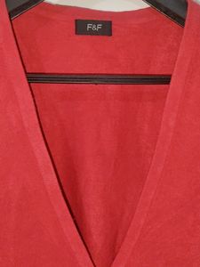 Red Stylish Sweater ❤️