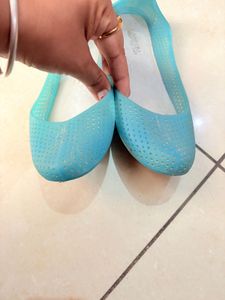 Garima Blue Flats—