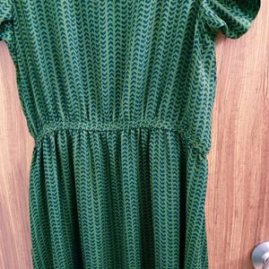 Bottle Green Maxi Gown