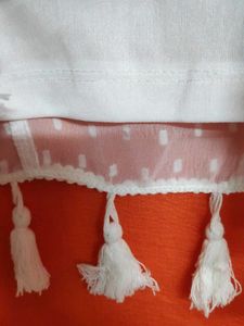 Beautiful White Tassel Top