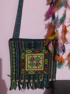 Embroidered Boho Bag