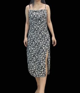 Urbanic Floral Midi Slip Dress