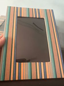 Striped Picture Frame Set