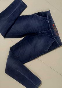 Dark Blue Denim Jeans