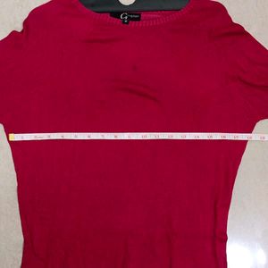 Red Long Sleeve Sweater