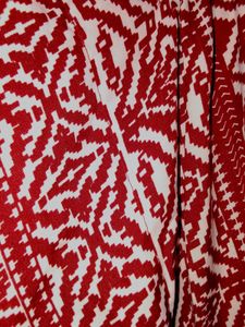 Kaftan For Women Red &amp; White