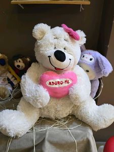 Adorable White Teddy Bear