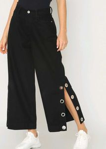 (ONLY) Black Wide - Leg Jeans👖