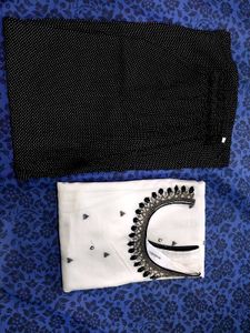 Black And White Palazzo Set