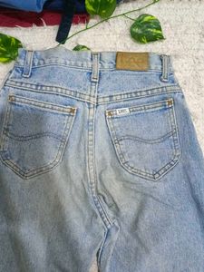 Lee High Waist Blue Denim Jeans 👖