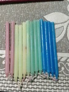 Set-of 12 Colourful Candles..