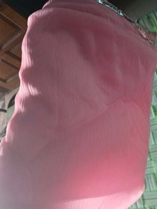 Elegant Pink Dupatta with Embellished Border