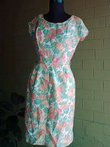 Floral Print Vintage Dress