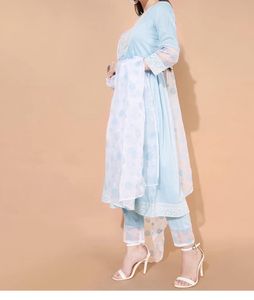 Blue Kurti (set Of 3)