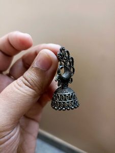 Peacock Jhumka Earrings🦚