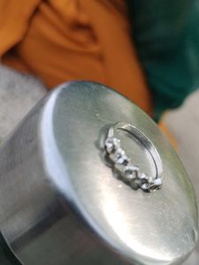 Ring For Girls With Silver Design