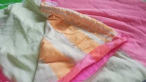 Beautiful Khadi Cotton Saree With Tassels