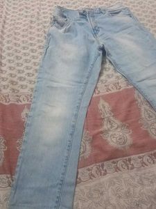 Light Wash Denim Jeans