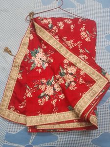 Silk Red Saree