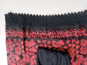 Red Floral Kurta Set