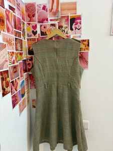 vintage Plaid Mini Dress