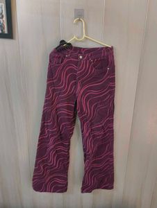 Patterned Wide Leg H&amp;M Denims🦢