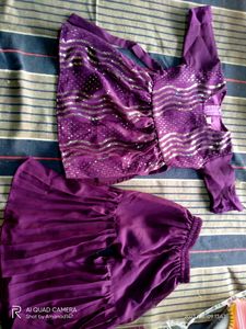 Printed Kurta &amp; Sharara Set