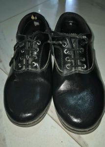 Classic Black Casual School Shoes