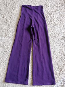 Highwaist Purple Palazzo