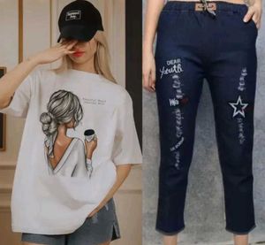 Stylish T-shirt & Jeans Combo