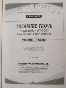 Treasure Trove Workbook - ICSE Poems