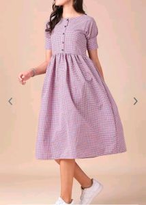 Beautiful New Stylish Cotton Dress With Tag