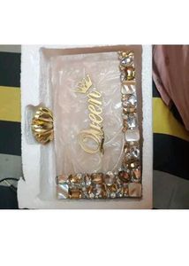 Customized Rhinestone Clutch
