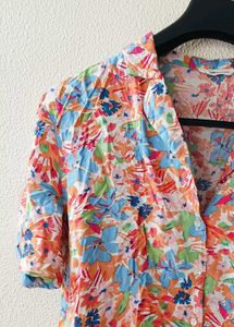 Floral Button-Down Shirt