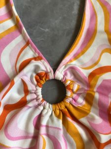 H&amp;M Colourful Halter Neck Top