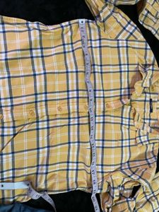 Checks Yellow Shirt