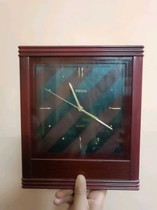 Quartz Wall Clock Red Color With Amazing Design