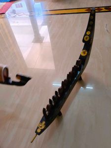 Wooden Boat Showpiece