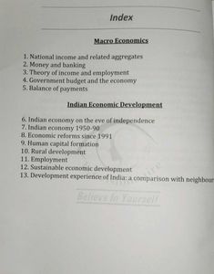 Class XII Economics Treasure - Prep Book