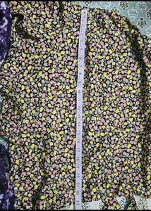 High Neck Floral Top