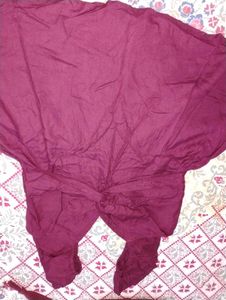 Maroon Palazzo Pants