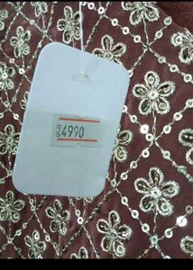 HEAVLY WORKED WEDDING GOWN WITH DUPATTA