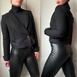 ZARA Black Cropped Blazer