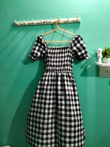 Urbanic Black And White Dress