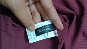 Shein Burgundy Bodysuit (32 -34inch)