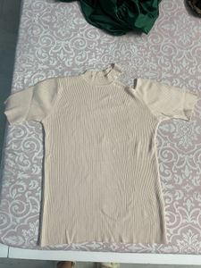 Cut Out Knit Top