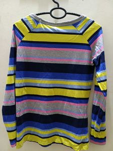 Striped Long Sleeve Top